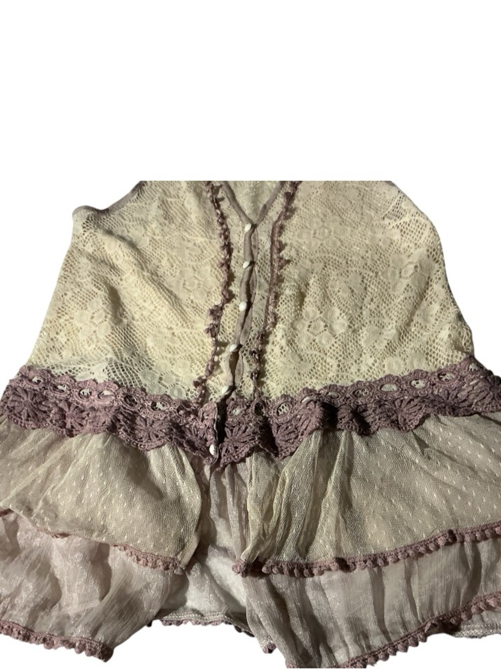 Pretty Angel Lace, Layers Vest - Picture 4 of 8